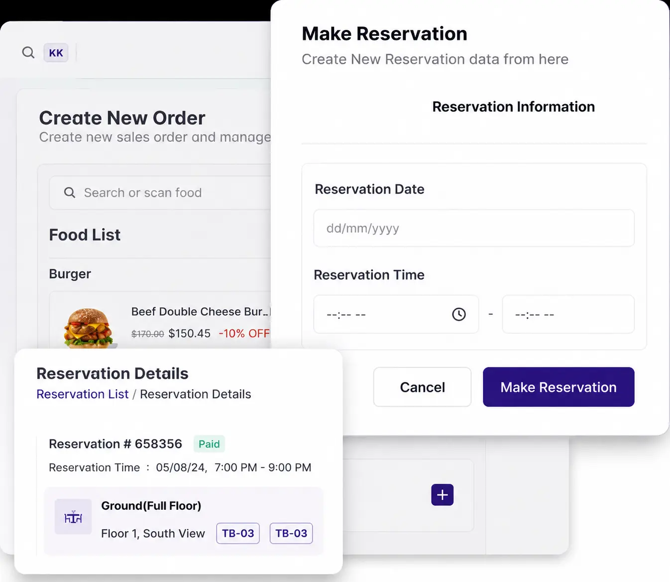 Restaurant management system